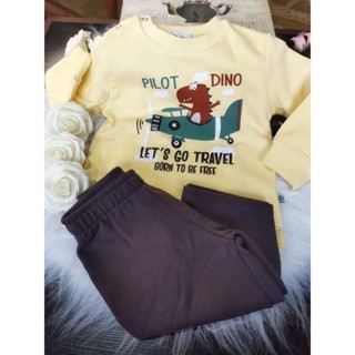 Conjunto Bebê Masculino Moletom Felpado (Blusão + Calça) , Tam: M, Marca: Bauerbauer