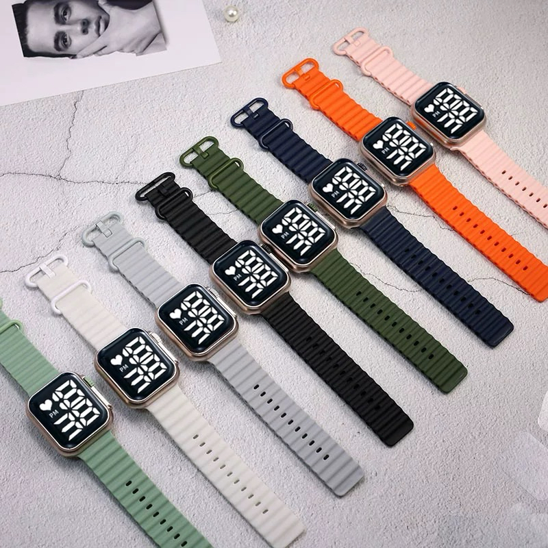 Relógio Esporte Led digital à prova d