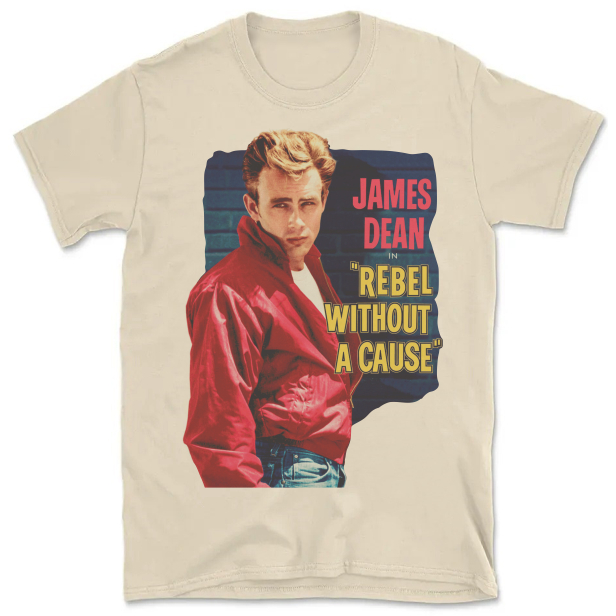 Camiseta Vintage Unissex James Dean Filme Rebelde Sem Causa A412