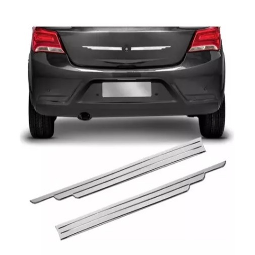 Friso Universal Cromado Asa Aguia do Honda Civic Fit Para Porta Malas