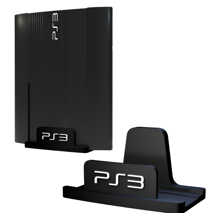 Suporte vertical p/ PlayStation 3 SUPER SLIM, EXCLUSIVO DA 3D FIRE!