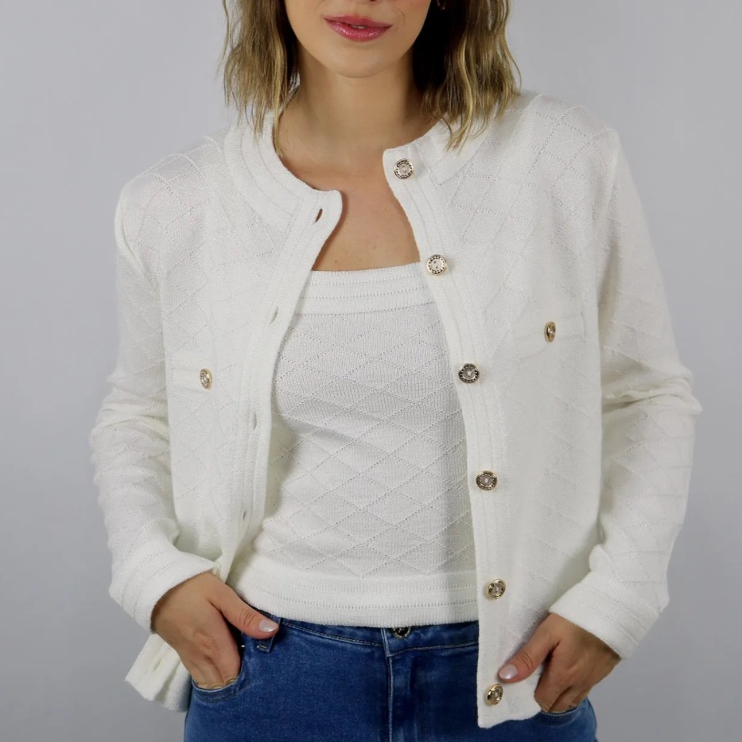 Conjunto Cropped e Casaco Tricot: Onde Comprar | BuscaProdutos