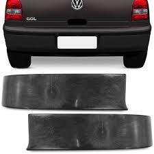 PAR MOLDURA INFERIOR DA LANTERNA TRASEIRA VW GOL GIII 00/ PRETO LISO