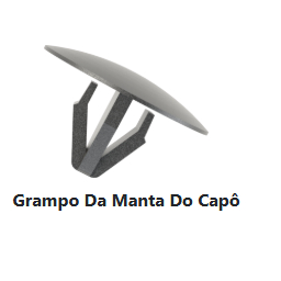 6 Grampo Da Manta Do Capô Hyundai • Sonata (2011 até 2019)• Trajet (2000 até 2001)