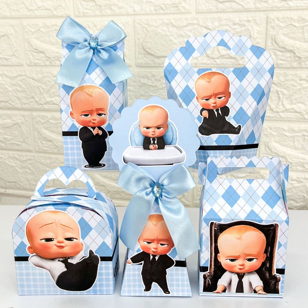 Kit Festa Poderoso Chefinho Personalizada –  Pegue e Monte Decoração de Festa Lembrancinhas Caixinhas para Festa
