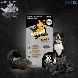 Tapete Higiênico Super Secão Black Premium Para Cães 30 Unid em Oferta na Shopee