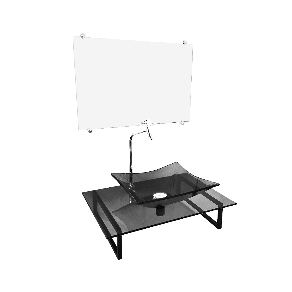 Gabinete De Vidro Banheiro 40x40cm 50x40cm 60x40cm PPR Cores