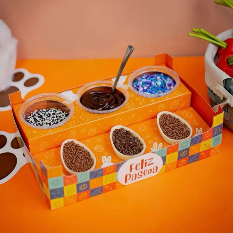 5 CAIXAS P/ MINI CONFEITEIRO ENCANTO - PASCOA DIVERTIDA 5372 (PASCOA IDEIA OUTLET)