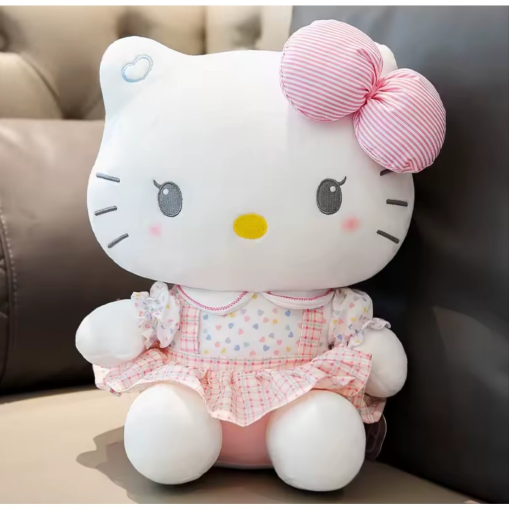 Urso pelúcia hello Kitty 25 cm de luxe