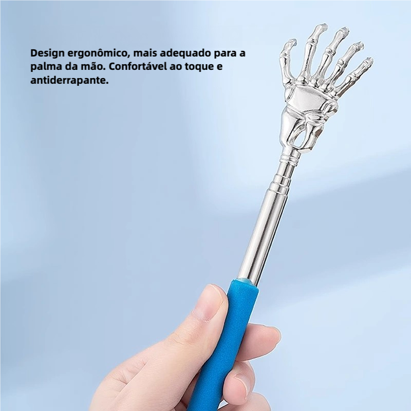 Coçador Regulável Para Costa Metal Caveira