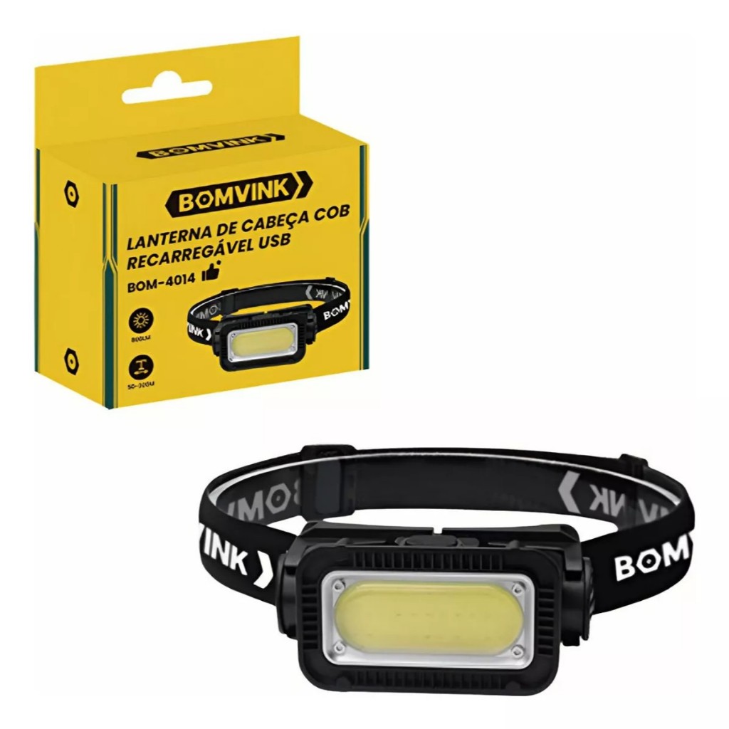 Prática E Potente: Lanterna De Cabeça Recarregá ...