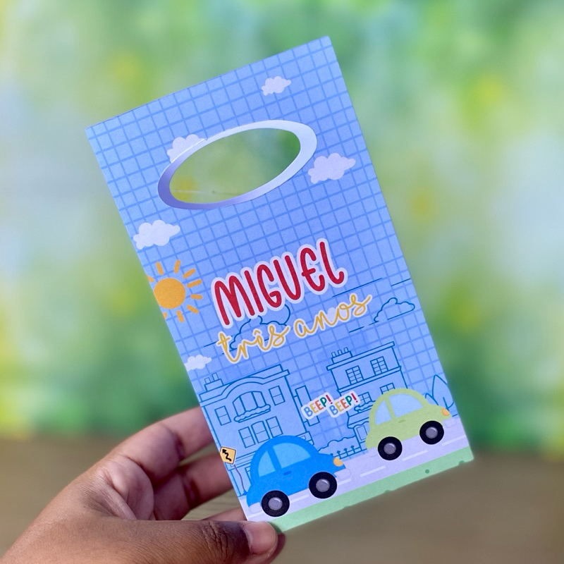 Sacolinha Personalizada Carrinhos PEGUE E MONTE Lembrancinhas Para Festa Personalizados Sacolinha Surpresa