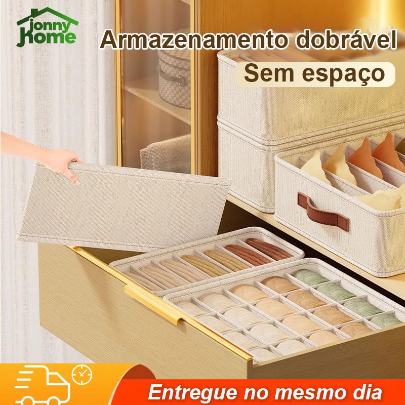 Caixa De Armazenamento De Roupas Íntimas Para Meias Compartimentos De Gaveta Caixas De Classificação 6/7/20Grades