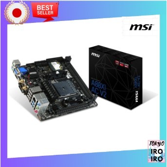 【Japan Quality】MSI A88XI AC V2 AMD Godavari Compatible Mini-ITX Motherboard MB2377 A88XI AC V2