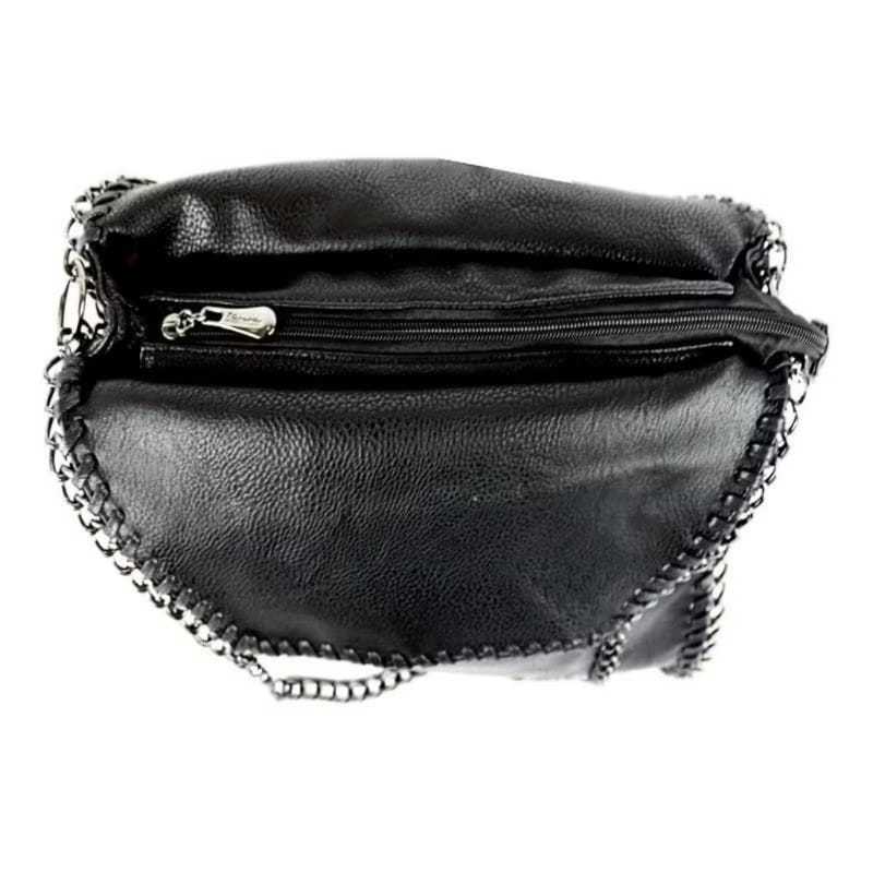 bolsa feminina transversal grande com alça corrente — imagem 2 de 2