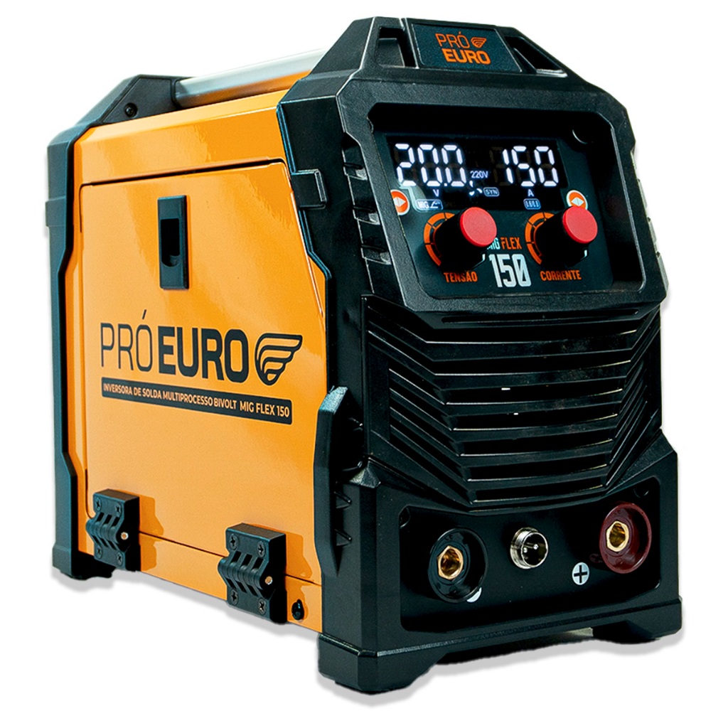 Máquina Solda Inversora Mig 150a Bivolt Sem Gás Tig Lift Eletrodo Pró Euro - Home & Living