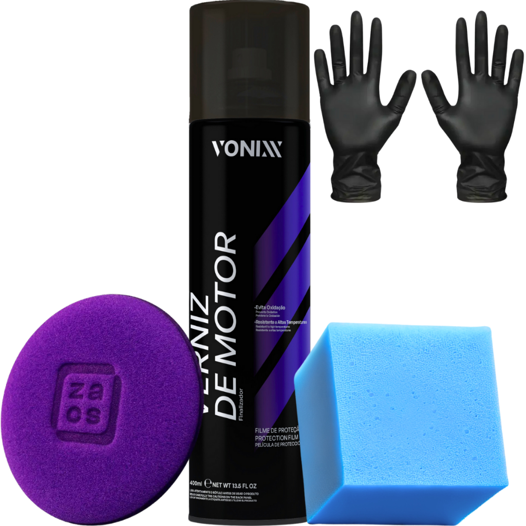Verniz de Motor Spray 400ml Renova Motores Vonixx em Oferta na Shopee