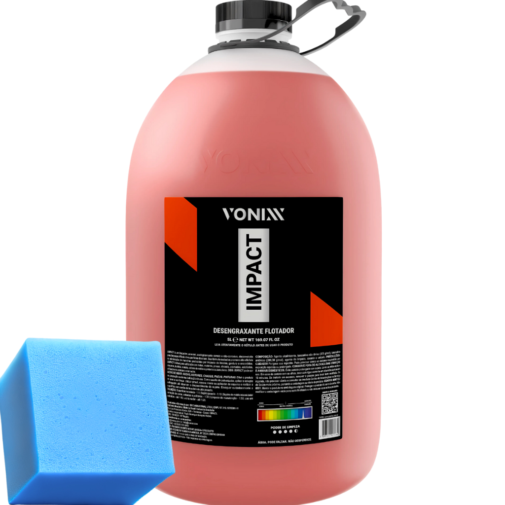 Impact Pré Lavagem Vonixx 5L Limpa Motor e Caixa de Roda + Limpa Para-Brisa 5g Wurth em Oferta na Shopee