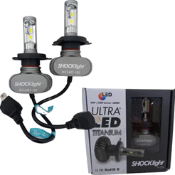 Lâmpada Ultra Led Titanium SLL-60004T H4 6000K Shocklight