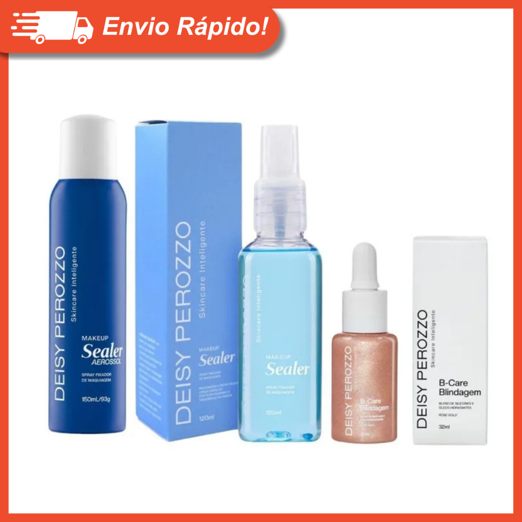 Kit Blindagem Deisy Peroso | Sealer + Aerosol+ Blindagem