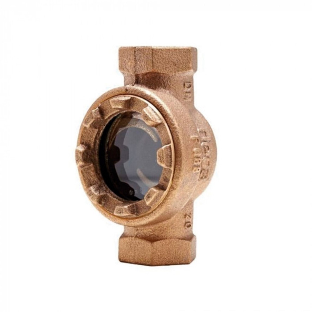 Visor Fluxo Bronze Água Vapor Fig. 088 Rosca 1/2 Bsp Deca