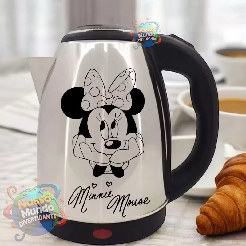 Chaleira Inox Elétrica Minnie