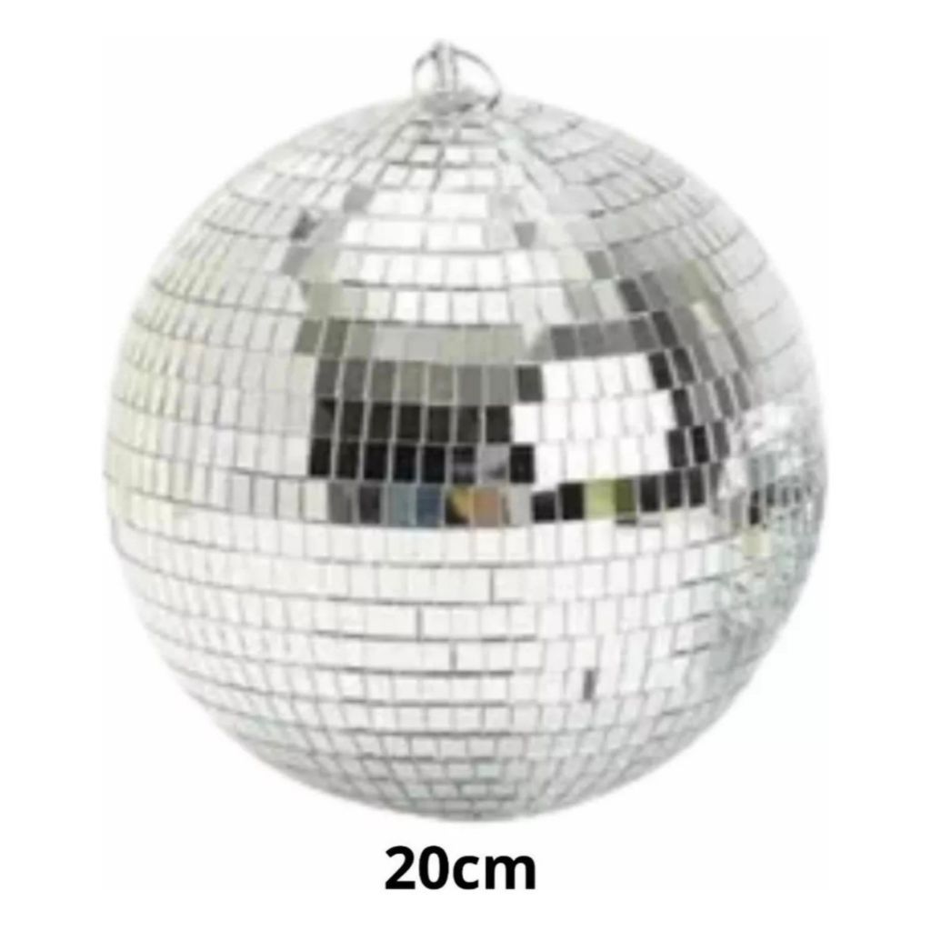 Kit 2 Globo Espelhado 20cm Decoração Discoteca Baladas Festas carnaval halloween aniversário globos