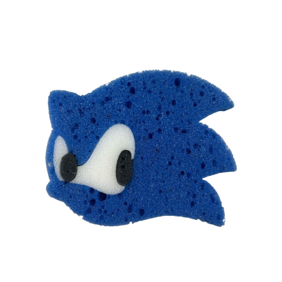 Limpeza Criativa com a Esponja Infantil do Sonic(Bucha para crianças)