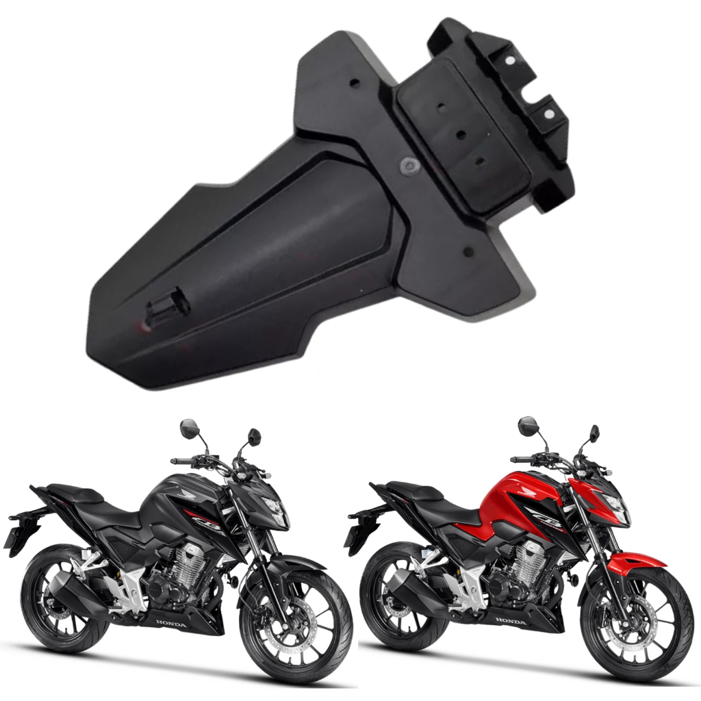 Suporte Licença Placa Paralama Traseiro Cb300f Honda Twister 2023 2024 PARAMOTOS HONDA