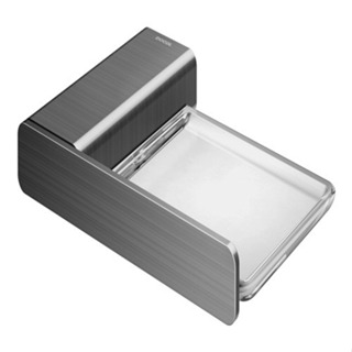 Saboneteira Parede DocolFlat Grafite Escovado em Oferta na Shopee