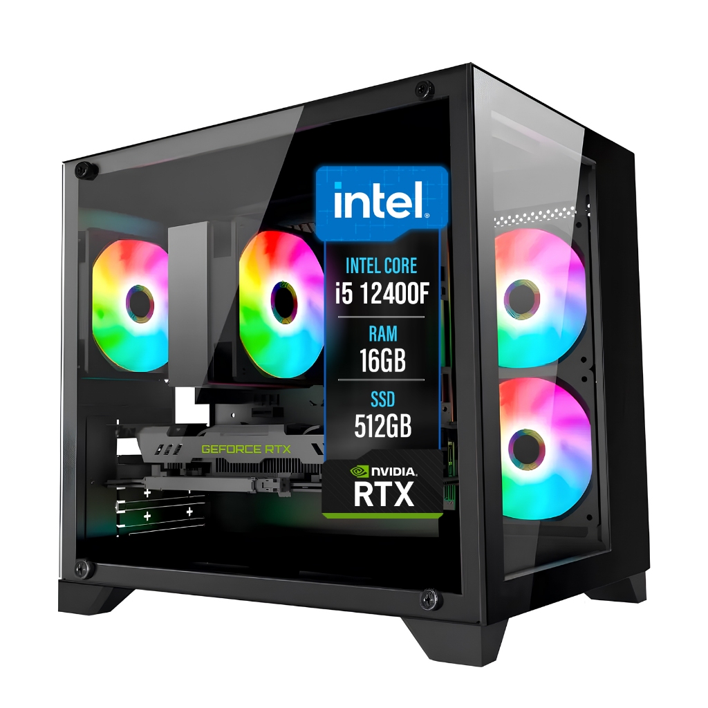 PC Gamer LUDIC by BluePC - Intel i5 12400F,RTX 4070 Ti 16GB, 16GB RAM, SSD 512GB