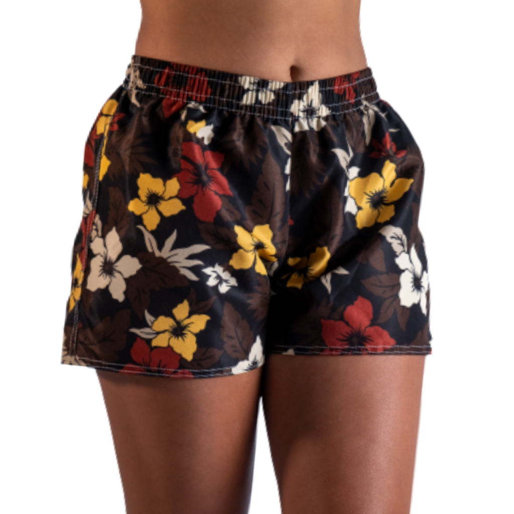 Kit 5 Bermuda Feminina Tactel Estampada - Short Leve, Secagem Rápida, Ideal para Academia e Esportes em Oferta na Shopee