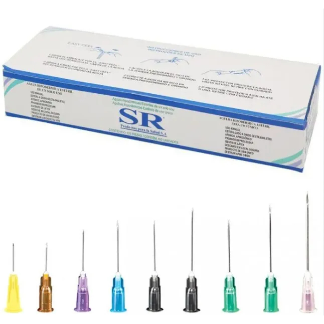 Cx c/100 Agulhas Descartáveis Hipodérmicas em Oferta na Shopee