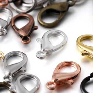 Fecho Lagosta Para Bijuteria com 100 peças 10mm 12mm 14mm 16mm em Oferta na Shopee