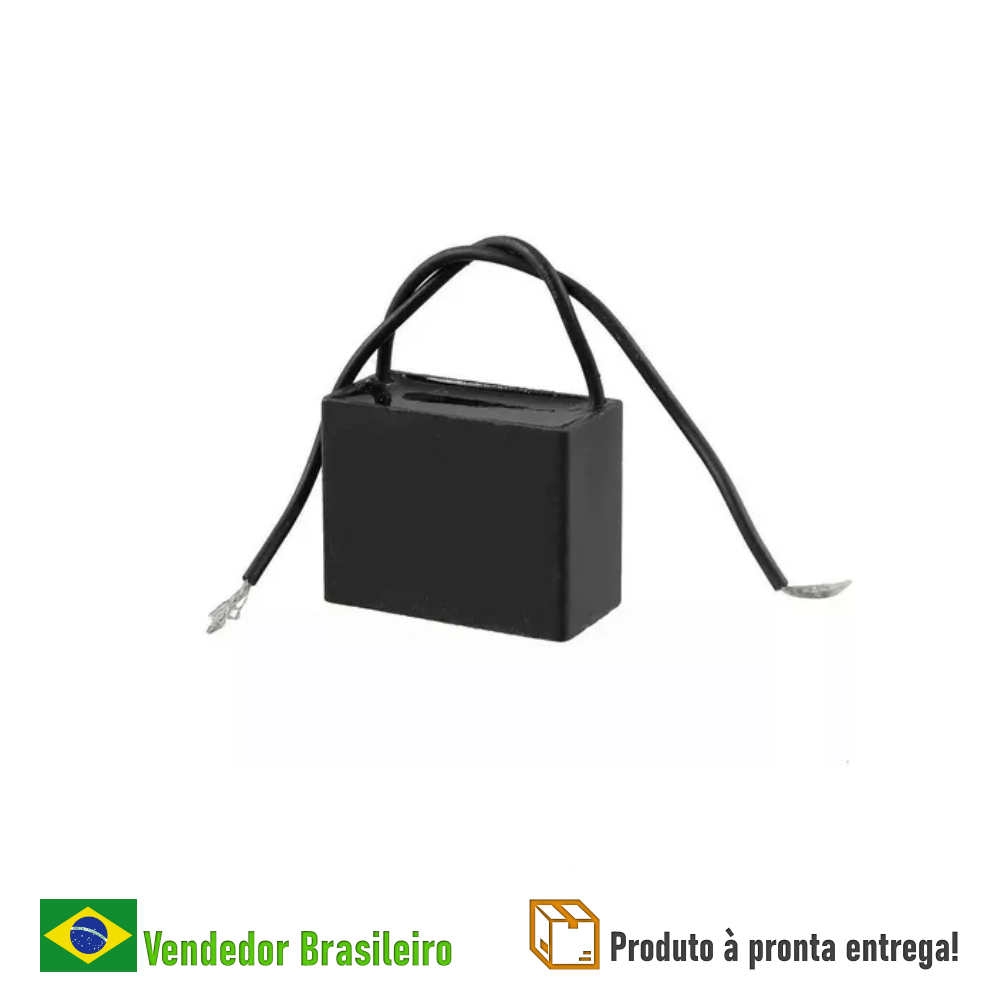 Capacitor Para Climatizador Cadence CLI306 / 1.2uF x 450V Capacitor Retangular Climatizador Cadence — imagem 2 de 2
