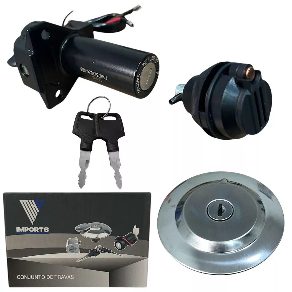 Conjunto De Travas De Ignição P/ Moto Yamaha Ybr 125 Factor K/E 2009 2010 2011 Até 2013