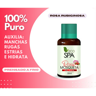 Óleo de Rosa Mosqueta puro 30ml (clareador de manchas/rugas/estrias/hidratante/previne estrias na gravidez) em Oferta na Shopee