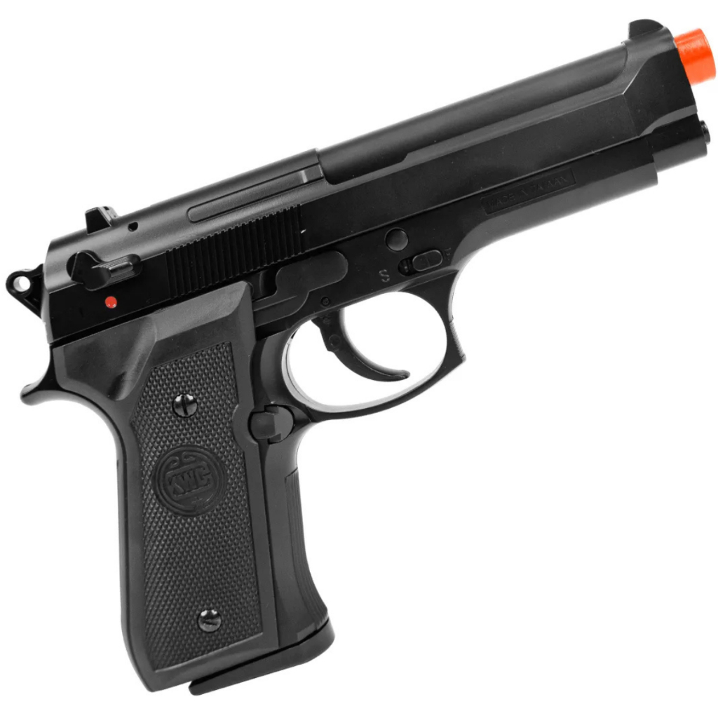 Pistola De Pressão M92 Kwc Esfera De Alumínio Spring 6mm Mola Rossi em Oferta na Shopee