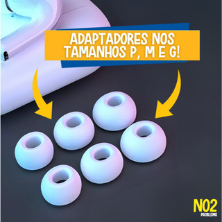 Borracha Borrachinha Fone Ouvido Airpods Pro 2 Silicone Premium Facil Encaixe Anti Poeira…