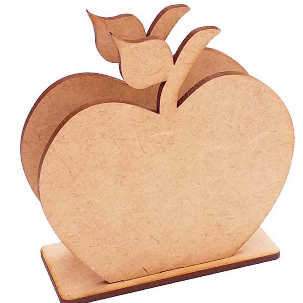 10 Porta guardanapo de mesa em mdf maça branca de neve arte festa aniversário centre de mesa enfeite