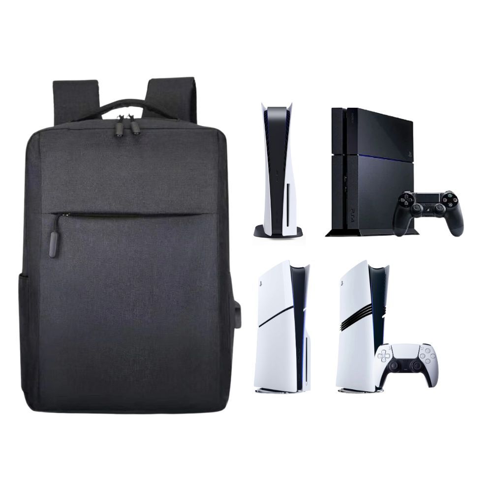 Bolsa Mochila Transporte Para Playstation 5 FAT Slim Pro PS4 Case Bag Preta