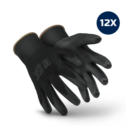 12x Luva de Proteção SS1003 Preta - Super Safety - CA 32034 em Oferta na Shopee