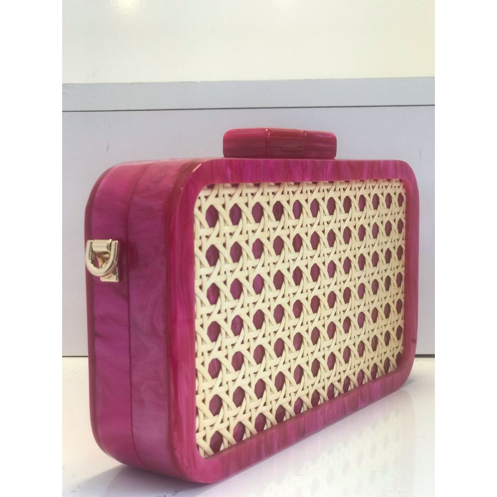 bolsa de noite bolsa de ombro fashion de tecido de bambu bolsa_cyc_58 crossbody