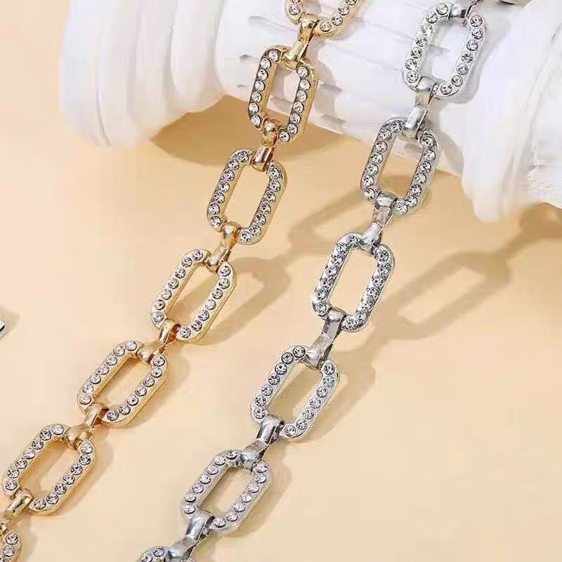 Cintos Feminino Com Corrente dourado e prata De Metal importado 2025