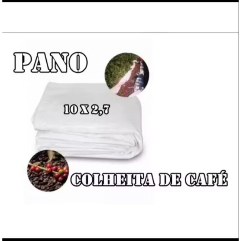 Pano Para Colheita De Café De Polietileno Tamanho 10x2.70