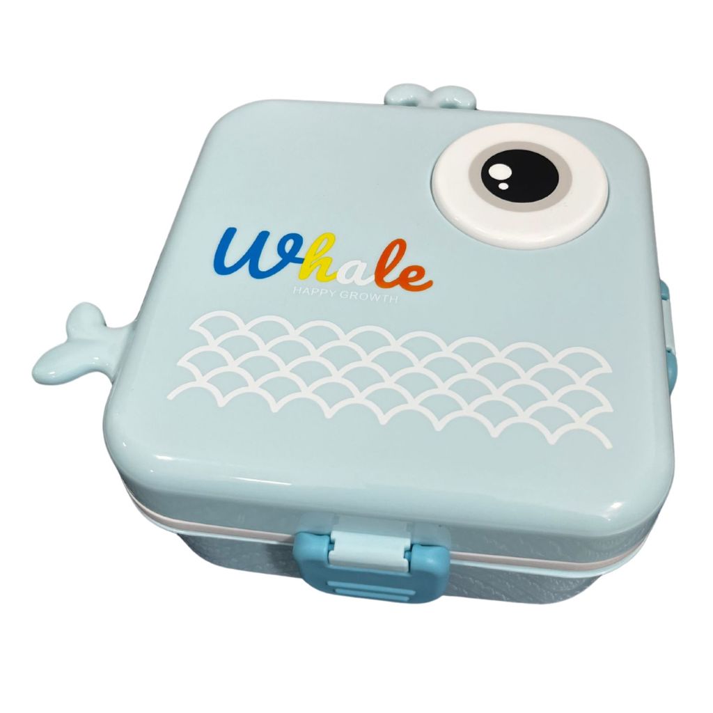 Marmita Infantil Animals 1,1L com Molheira e Colher em Plástico PP e Silicone