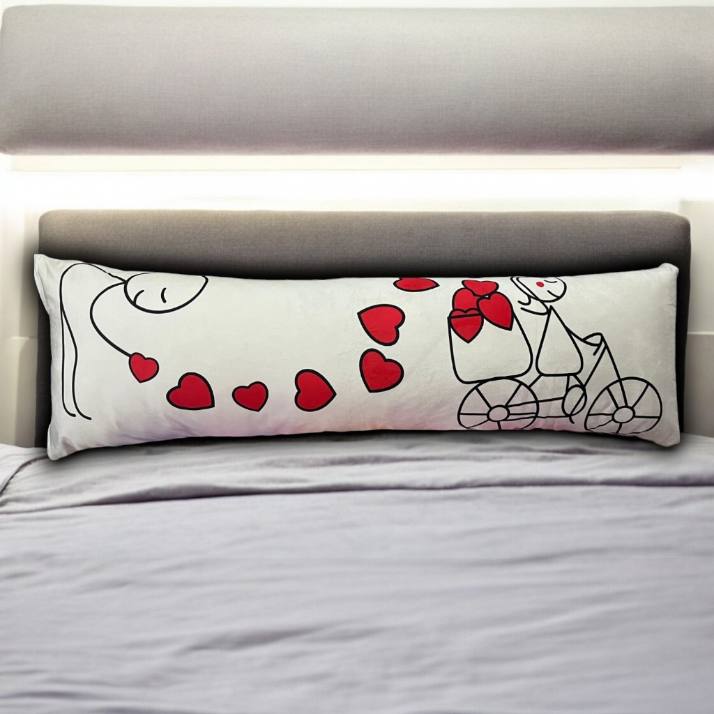 Capa de Travesseiro de Corpo Xuxão de Veludo 1,40x45 cm Decorativo para Cama em Oferta na Shopee