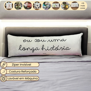 Capa de Travesseiro de Corpo Xuxão de Veludo 1,40x45 Decorativo para Cama em Oferta na Shopee