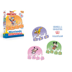 Quebra Cabeça Disney Mickey Mouse Montando Palavras - Toyster 8072
