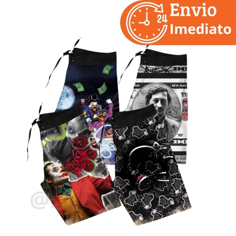 kit 2 bermudas masculina elastano estampada short masculino tectel seca rápido moda praia surf